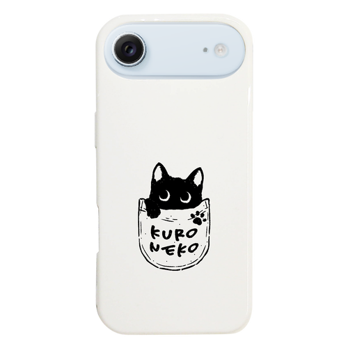 黒猫くんのお気に入りポケット iPhone17 Air (ハードケース)