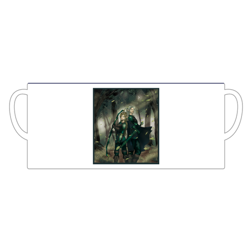 【おちょぼ口さん】エルフ 陶器マグストレート バイカラー