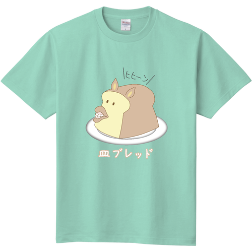 【サラブレッド - 皿にブレッドが騎乗】Ｔシャツ 定番Ｔシャツ