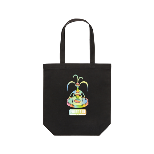 【FOUNTAIN - 都会のオアシス 噴水】トートバッグ レギュラーキャンバストートバッグ(M) (フルカラー転写プリント)