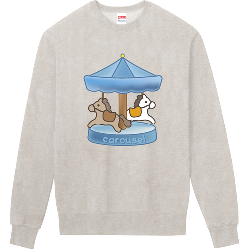 carousel／メリーゴーランド・ウマ・午年 定番スウェット