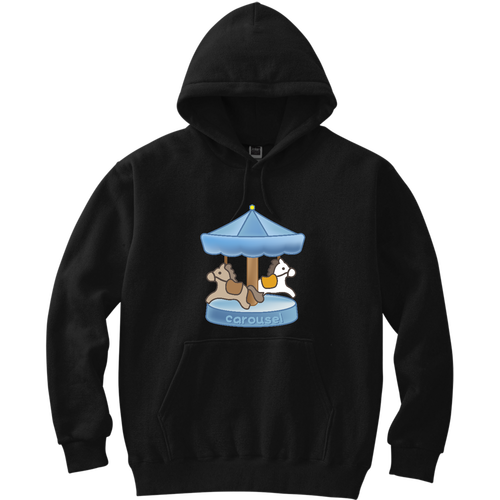 carousel／メリーゴーランド・ウマ・午年 軽量プルパーカー (長袖プリント)