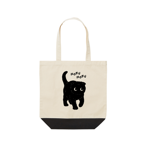 モフモフな子猫くん（スコティッシュフォールド） レギュラーキャンバストートバッグ(M) (フルカラー転写プリント)