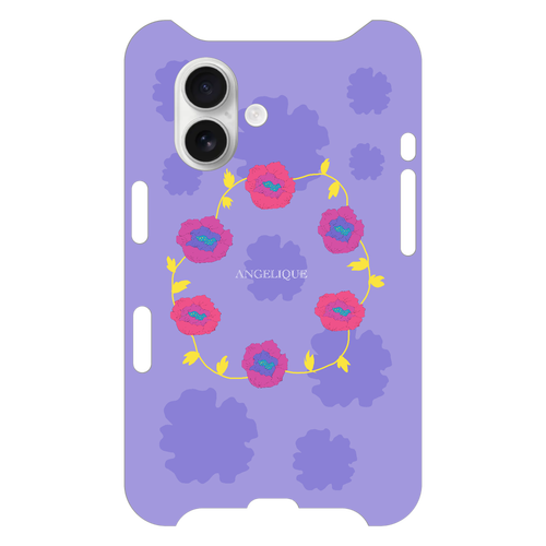 ポピー　　パープル iPhone16