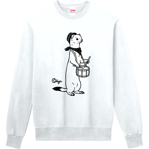 おしゃれなおこじょくん マーチングドラム 定番スウェット