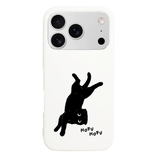 へそ天 黒猫くん iPhone17 Pro (ハードケース)