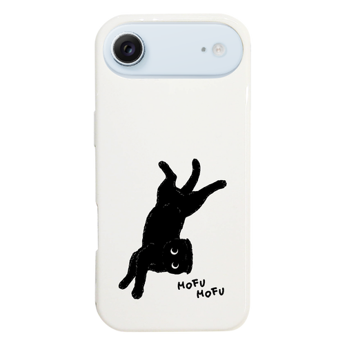 へそ天 黒猫くん iPhone17 Air (ハードケース)