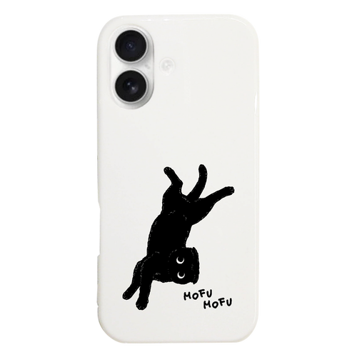 へそ天 黒猫くん iPhone17 (ハードケース)