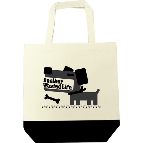 ANOTHER WASTED LIFE キャンバスツートントートバッグ（M)
