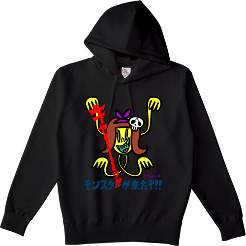 モンスターが来たぞ!! レギュラーウェイトスウェットP/Oポケットレスパーカー