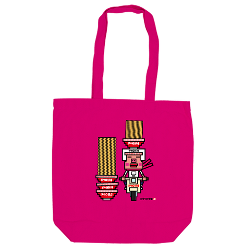 激ウマ町中華ドクロ飯店 キャンバスデイリートート（M)【白プリント有】