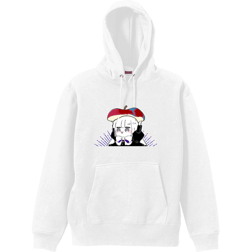 とびでるなりんごパーカー スウェット プルオーバー パーカ