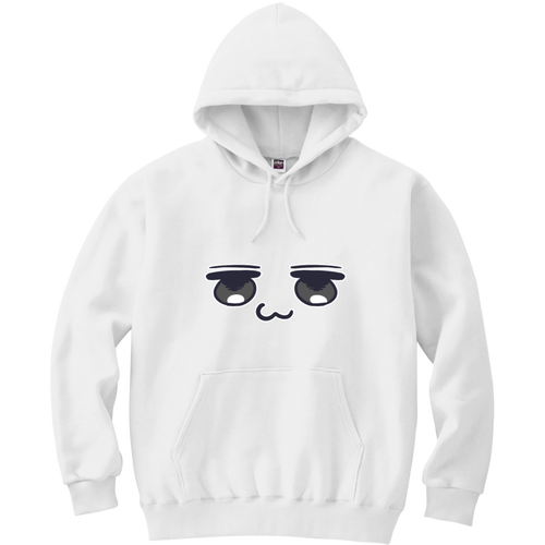 じっとみつめるなパーカー 軽量プルパーカー (長袖プリント)