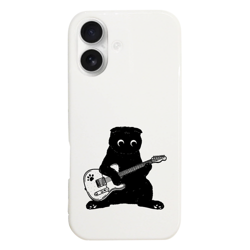 スコ座りでギター！（スコティッシュフォールド） iPhone17 (ハードケース)
