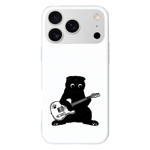 スコ座りでギター！（スコティッシュフォールド） iPhone17 ProMax (ハードケース)