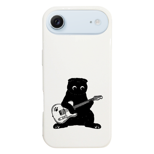 スコ座りでギター！（スコティッシュフォールド） iPhone17 Air (ハードケース)