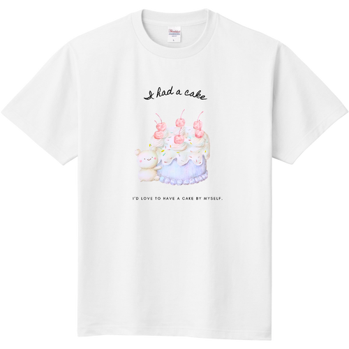 ケーキとクマ 定番Ｔシャツ