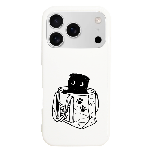 トートバッグでチルタイム（スコティッシュフォールド） iPhone17 Pro (ハードケース)