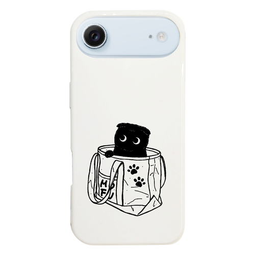 トートバッグでチルタイム（スコティッシュフォールド） iPhone17 Air (ハードケース)