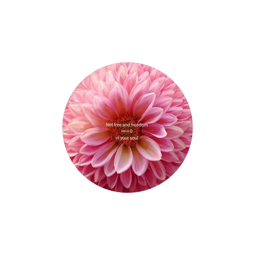 ffafダリア ホワイトフレークシール（円型16枚）160×160mm
