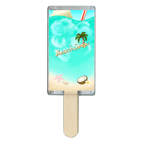 Beach Soda (ビーチソーダ) アイス型アクリルチャーム