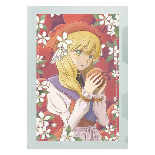 林檎を持つ少女 A5クリアファイル