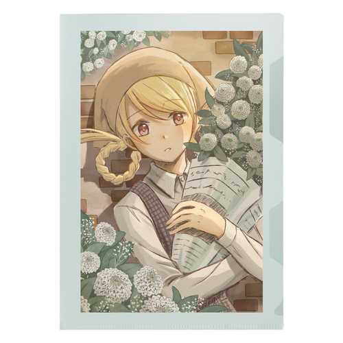 少女と花束 A5クリアファイル