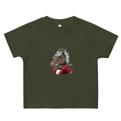 馬のアニキ ヘビーウェイトベビーＴシャツ