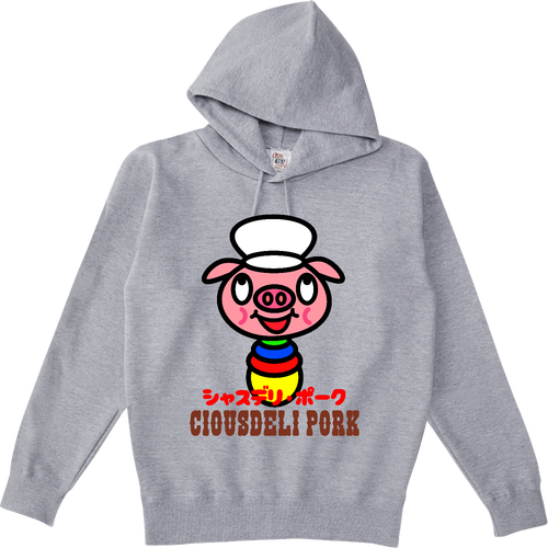 Vimy Tone レギュラーウェイトスウェットP/Oポケットレスパーカー