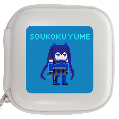 ドット絵のマルチケース レザースタイルマルチケース（S）