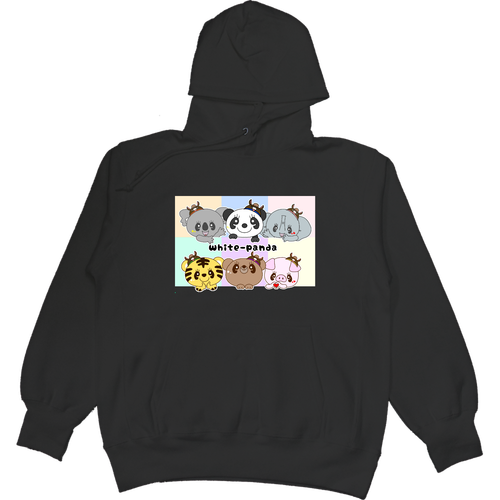 ©︎w♡pフレンズみんなで馬に変身♪ ヘヴィーウェイトスウェットプルオーバーパーカ(裏起毛)