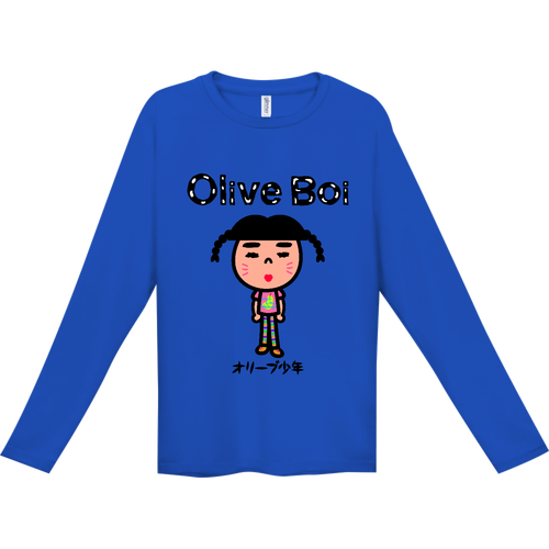 Olive Boi インターロック ドライ長袖Tシャツ