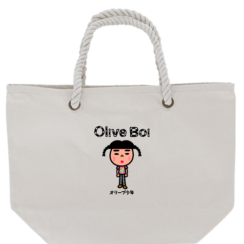 Olive Boi キャンバスマリントート（M）