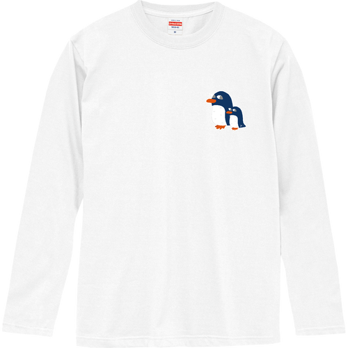 Penguin Oyako(白枠あり) ロングスリーブTシャツ