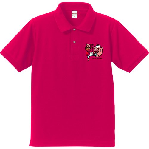 豚々庵 ドライカノコユーティリティーポロシャツ