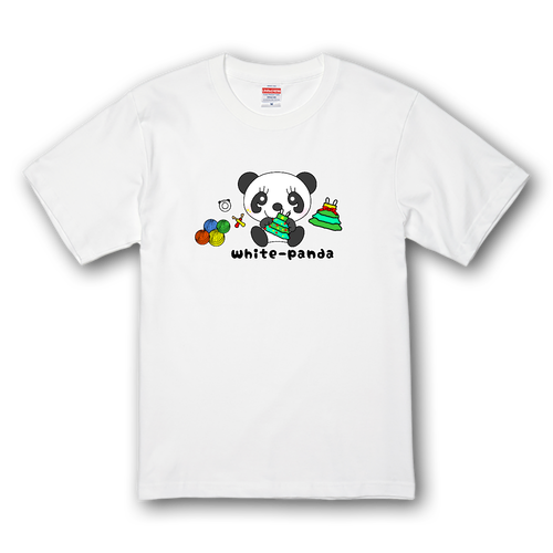 パンダのyoppi毛糸で編み編み♪  プレミアムTシャツ