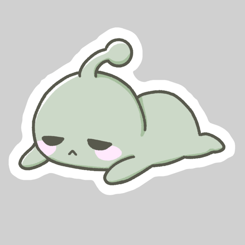 ぺたんとムイ ダイカットアクリルヘアゴム