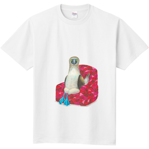 【moco.】アオアシカツオドリの撮影 定番Ｔシャツ