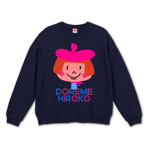 DOREME HIROKO ビッグシルエットクルーネックスウェット（裏パイル）