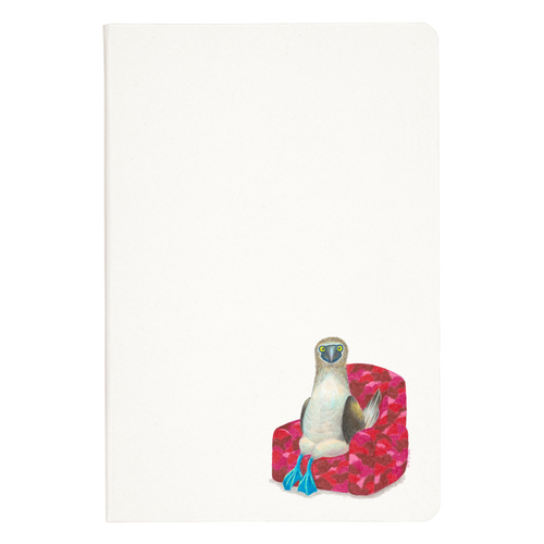 【moco.】アオアシカツオドリの撮影 ハードカバーA5ノート