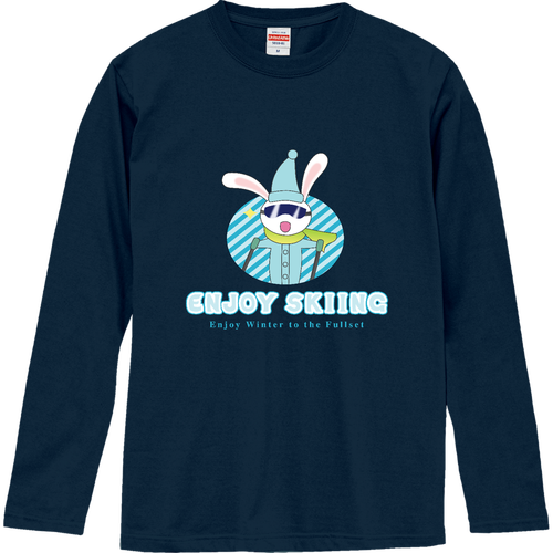 【ENJOY SKIING】Tシャツ ロングスリーブTシャツ