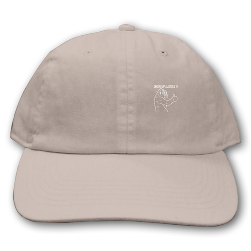 ポジティブゴリラ＃１ ベースボールローキャップ-ツイル-