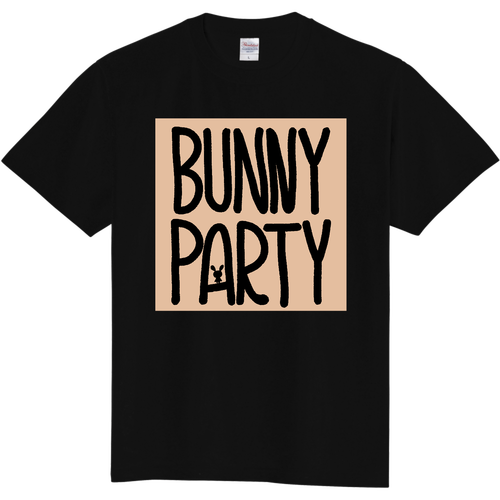 BUNNY PARTY/ベージュ 定番Ｔシャツ