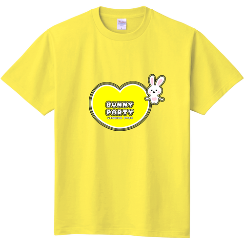 BUNNY PARTY  /ぴょんぴょんきいろ 定番Ｔシャツ