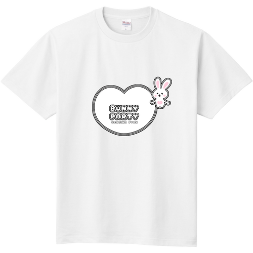 BUNNY PARTY  /ぴょんぴょんましろ 定番Ｔシャツ