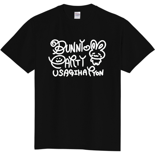BUNNY PARTY/手書きぴょん字 定番Ｔシャツ