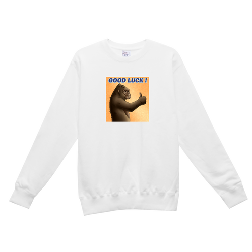 ポジティブゴリラ＃１ レギュラーウェイトスウェットシャツ