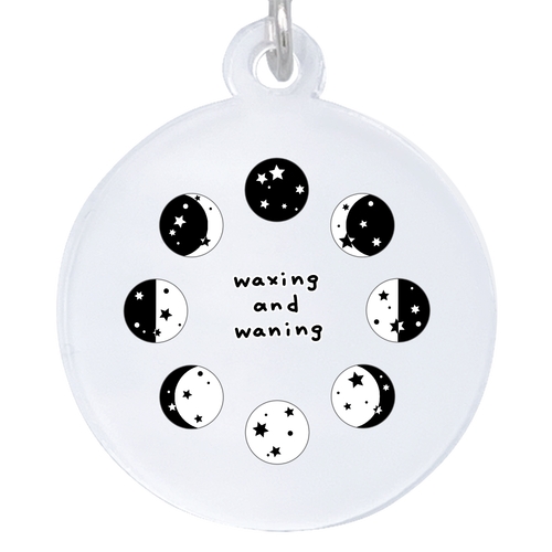 満ち欠け アクリルアンブレラマーカー(丸型4cm) アクリルアンブレラマーカー(丸型4cm)