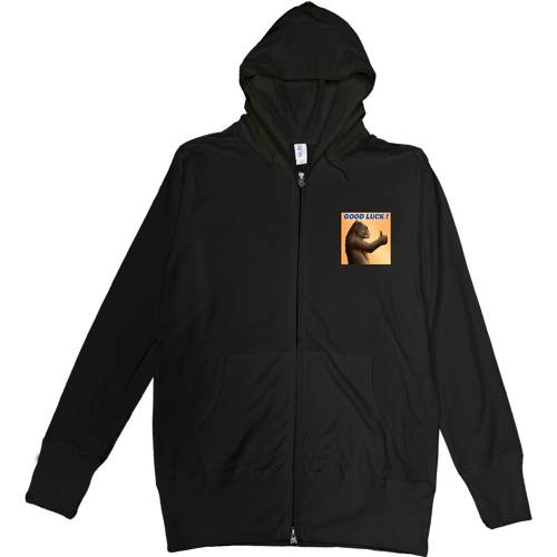 ポジティブゴリラ＃１ ジャージージップパーカー