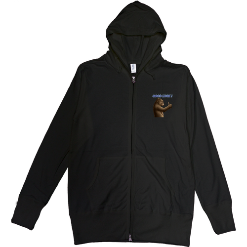 ポジティブゴリラ＃１ ジャージージップパーカー